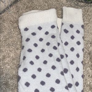 Fuzzy honeydew pajama pants